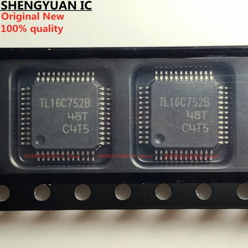 1Pcs/lot  TL16C752BPTR  TL16C752B TL16C752BPT  TL16C752 LQFP48  3.3-V DUAL UART WITH 64-BYTE FIFO 100% new imported original