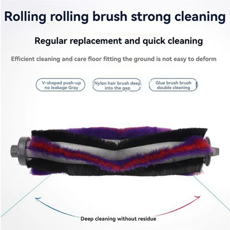 

12PCS Main Side Brush Hepa Filter Mop Cloth For Midea M7 / M7 Pro/Eureka NER700 Robot Vacuum Replacement Accessories-A50M