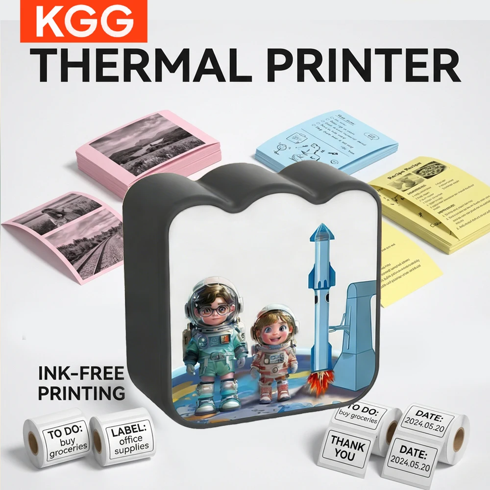 

Беспроводной портативный мини-термопринтер BT USB для iOS и Android: печать фотографий, этикеток, заметок, учебных материалов, вопросов для мальчиков и девочек