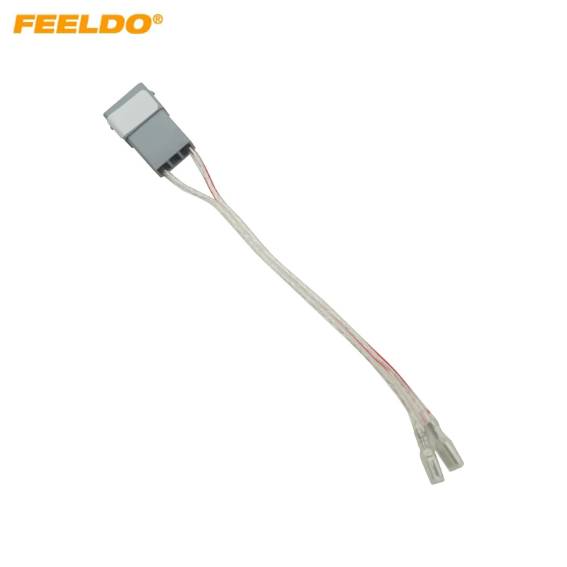 

FEELDO 1PC Car Speaker Wire Harness Connects to OEM Adapter Plug For Honda Acura Aftermarket Wiring Cable Adapter #HQ2427