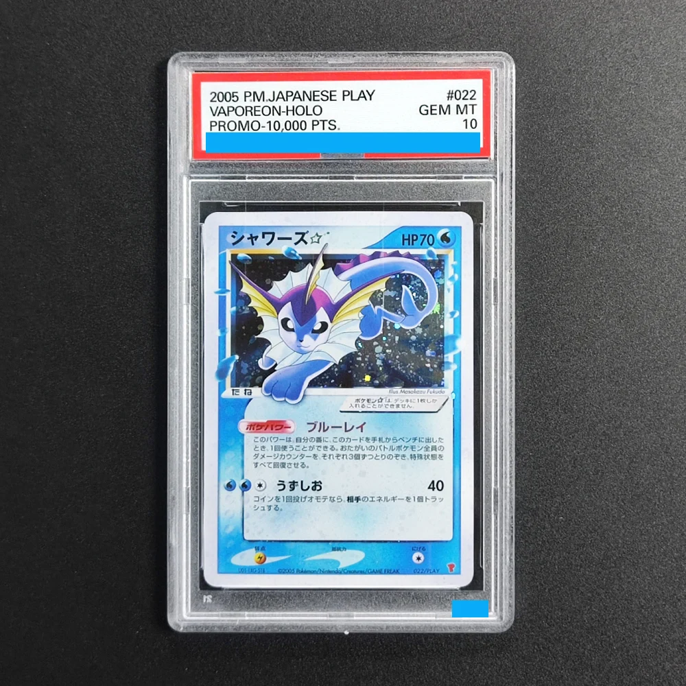 Diy 2002 PKM Japanese The Town On No Map #046 Eevee Umbreon Espeon-Holo Town On No Map-1St Ed Grading 10 Collection Card