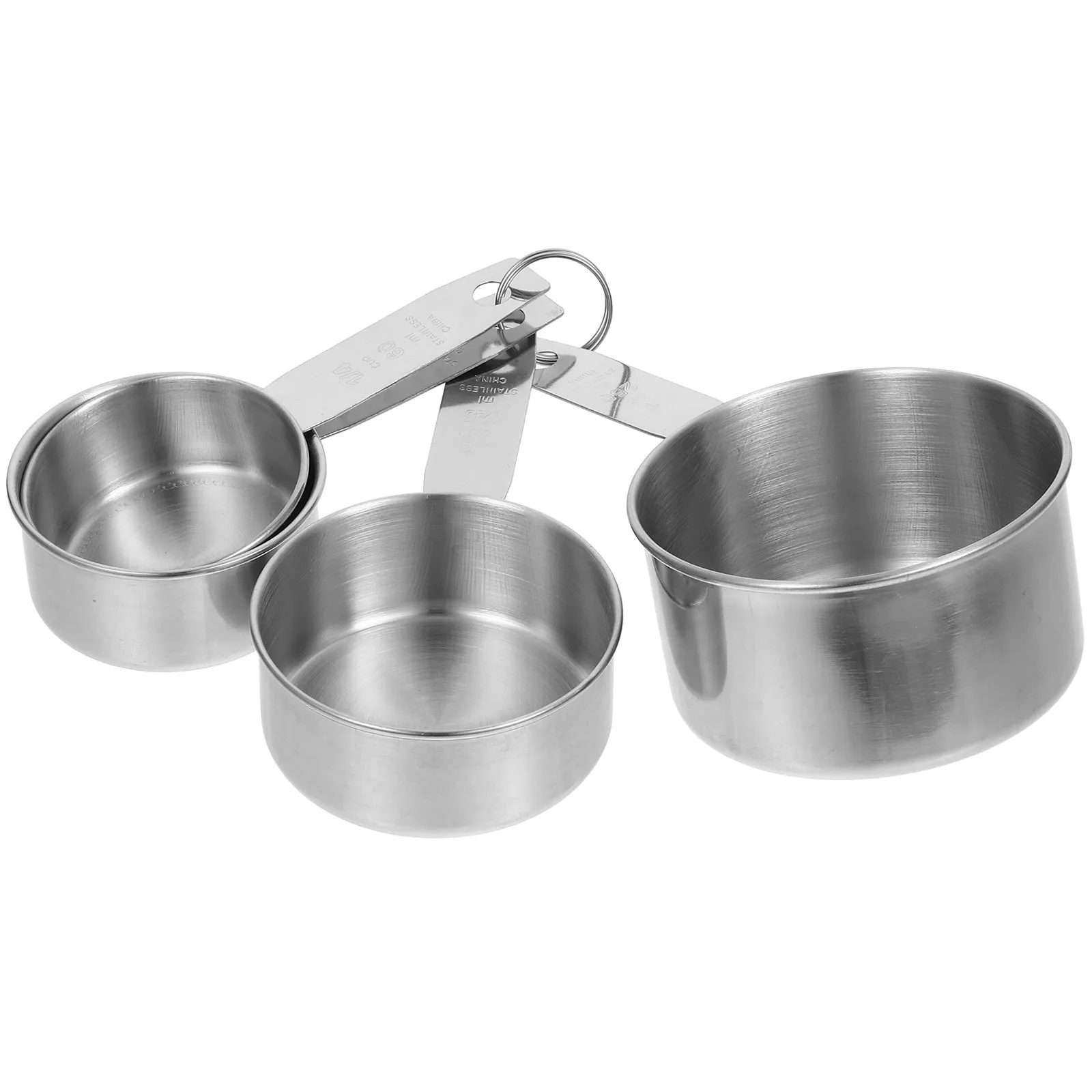 Measuring Spoon Short Handle For For Baking Baking Christmas Set Grade Stainless Steel Cups Nested Spoons 60ML