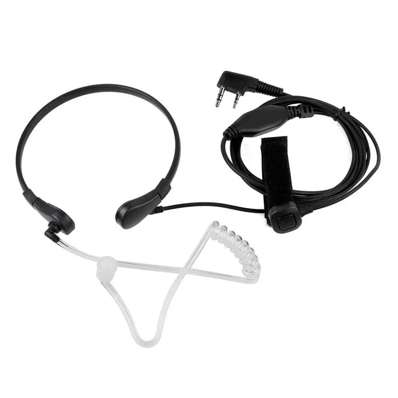 

24-Hour Delivery Replacement Spare Parts Throat Microphone Mic PTT Laryngofon Air Tube Headset Earpiece For UV-5R UV B5 GT-3TP U