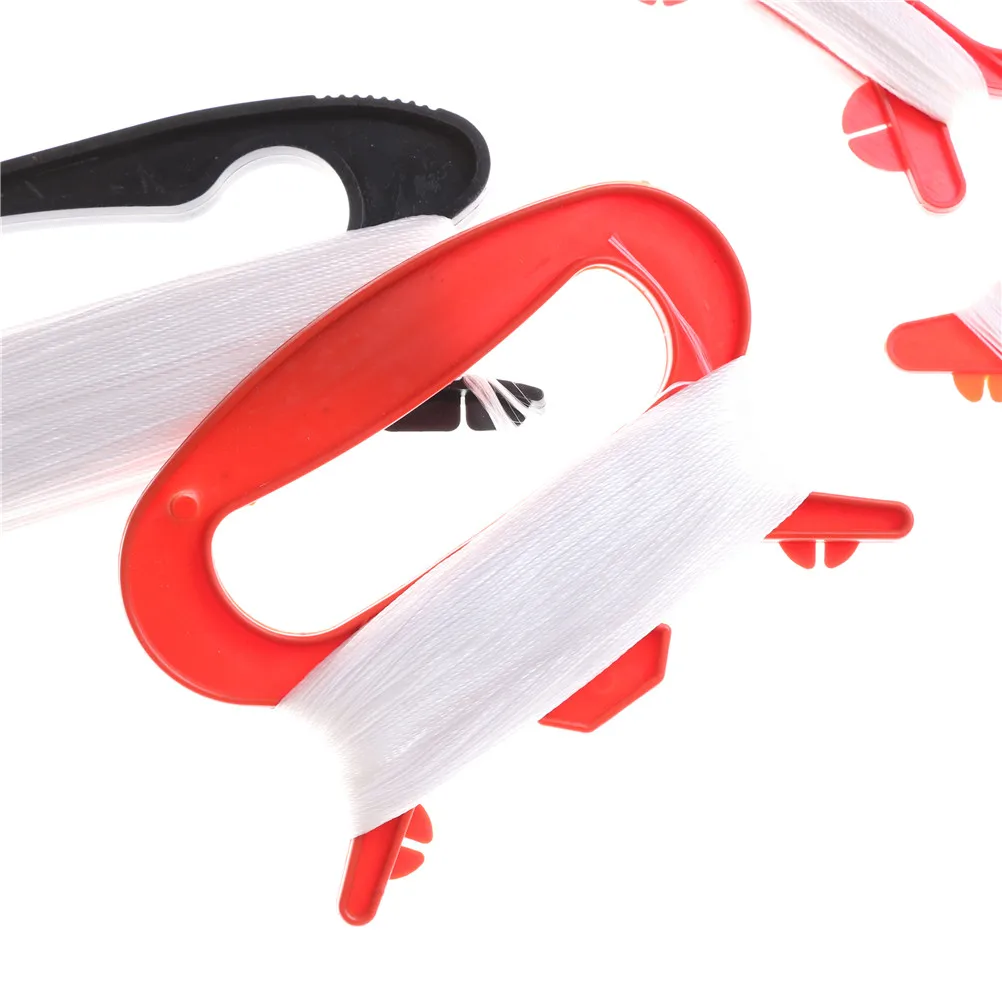 Flying Kite Line String mit D-Form Wickler Griffbrett Outdoor Kite Toolskids Outdoor Sport White Flying Kite String Line