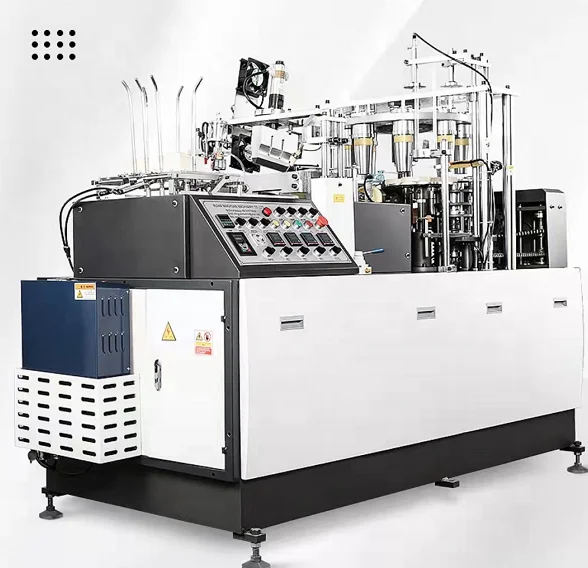 Máquina para fabricar platos y vasos de papel desechables de alta velocidad, máquina para fabricar vasos y cuencos de papel, venta de fábrica