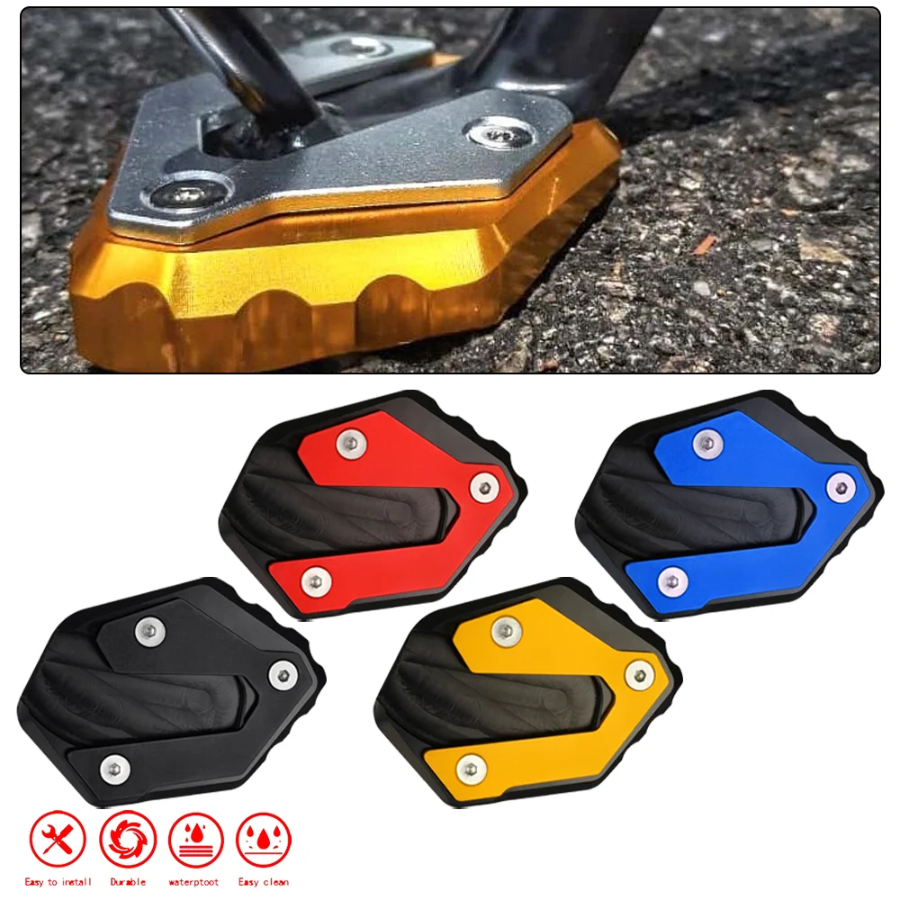 

Motorcycle Accessories Side Stand Enlarger Kickstand enlarge Plate Pad New For Yamaha XSR900 XSR900 GP MT-09/MT09 SP 2015-2026