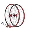 MTB バイクホイールセット 26 27.5 インチ 6 ボルトディスクブレーキホイール QR ハブ 120 クリックアルミ合金チューブレスレディマウンテン自転車ホイール 1