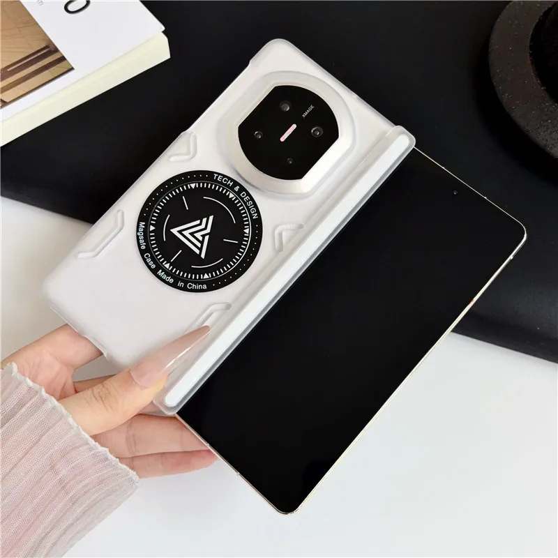 Case For Huawei Mate X7 X6 X3 X5 Cooling Magnetic Matte Translucent PC Back Heat Dissipation Clear Cover view 6