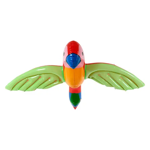 Inflatable Parrot Cute Lifelike Parrot Birds Inflates for Hawaiian Summer Tropical Beach Pool Party Decoration