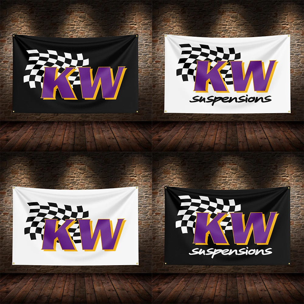 

3x5 Ft K-KWs'pexis'pexis Racing Flag Polyester Printed Cars Flags for Room Garage Decor