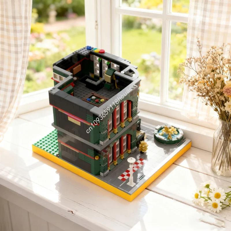 

1729pcs MOC Modular Irish Pub Modulared Model Building Blocks Architecture Toys Idea Education Kids Christmas Gift Birthday