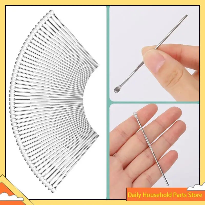 100 Pieces Wax Carving Tool Wax Sticks Concentrate Wax Sculpture Tool Kit Sculpting Spoon Earwax Removal Tool Set HOT!