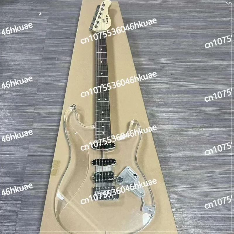 39-Inch Entry-Level Acrylic/Wood 6 Strings ST Electric Guitar for Beginner High Quality Electric Guitar Single Double ST