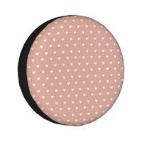 Hearts pattern 14''-17''Car  Wheel Tire Cover Spare Covers Case Bag Soft Protector Pouch Waterproof Car Tyre Protector