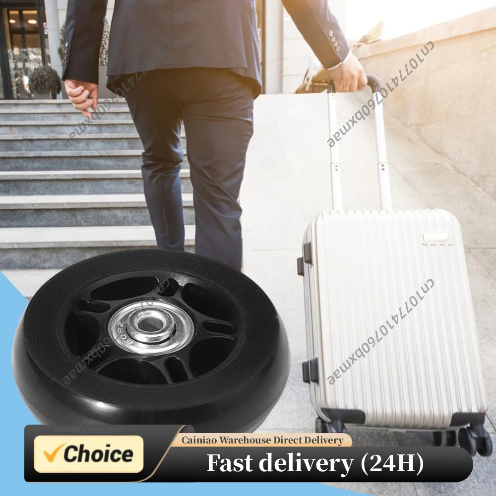 1-10Pairs 18mm Luggage Wheels 40mm/50mm/60mm Replacement Axles Suitcase Wheel Parts Silent Wheel Caster For Furniture Repair Kit