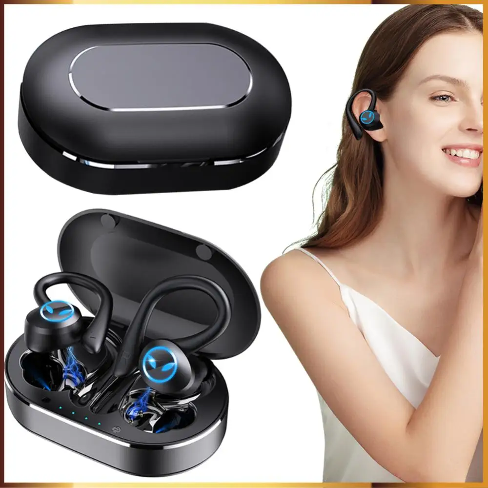 

Sports Earphone BT 5.1 Noise Cancelling HiFi Stereo Bass Earphone Waterproof Sport Game Headset with Microphone for Smart Phones