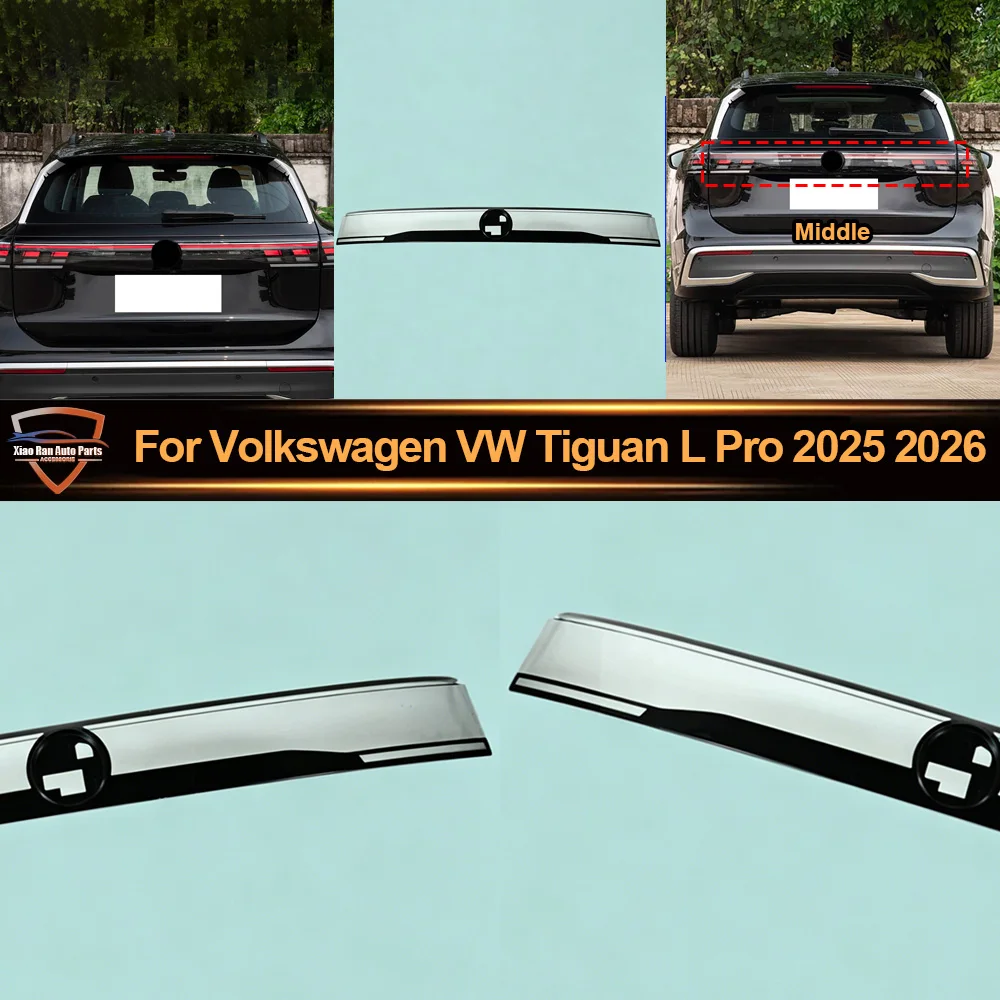 

For Volkswagen VW 2025 2026 Tiguan L Pro Through Tail Light Car Accessories Tail Lamp Cover Brake Lights Shell Plexiglass