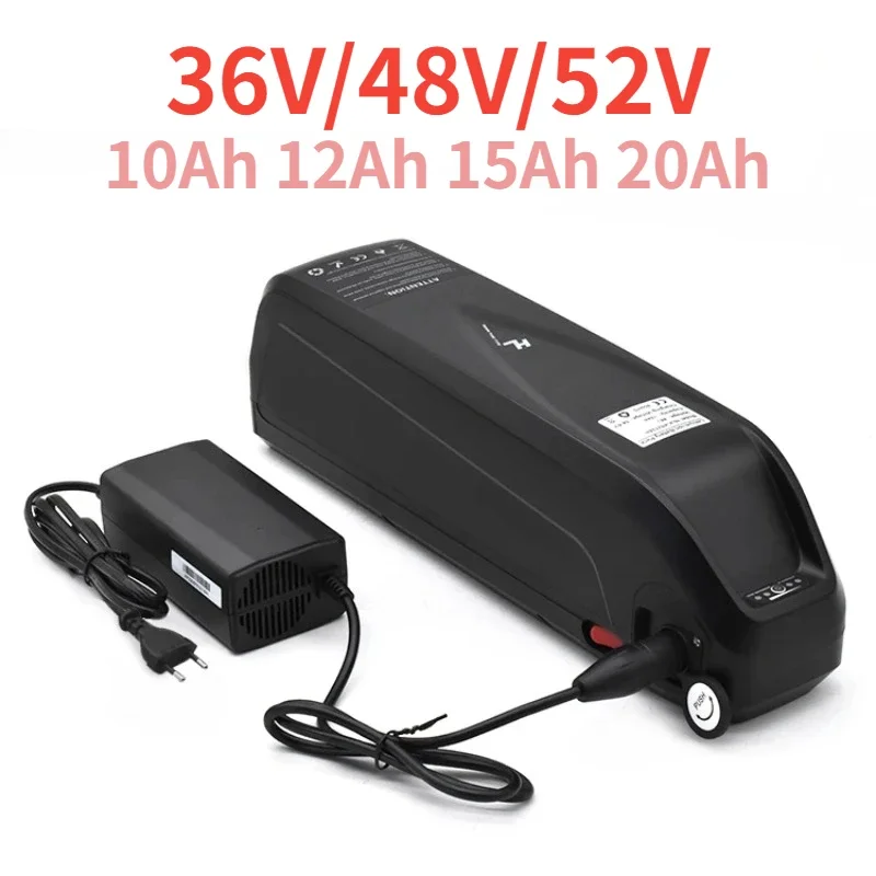 Aleaivy 48V 20Ah Hailong Downtube Mounted Lithium Ebike Battery 18650 Lithium Battery Pack 750W 1000W Electric e-Bike Battery