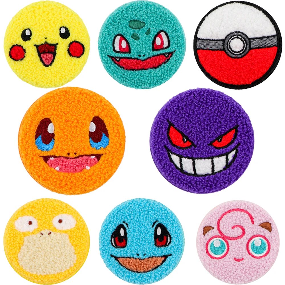 

Anime Button Pins Tinplate Round Brooch Towel Embroidery Lapel Badges for Clothes Brooch Badge Jewelry Gift for Friends