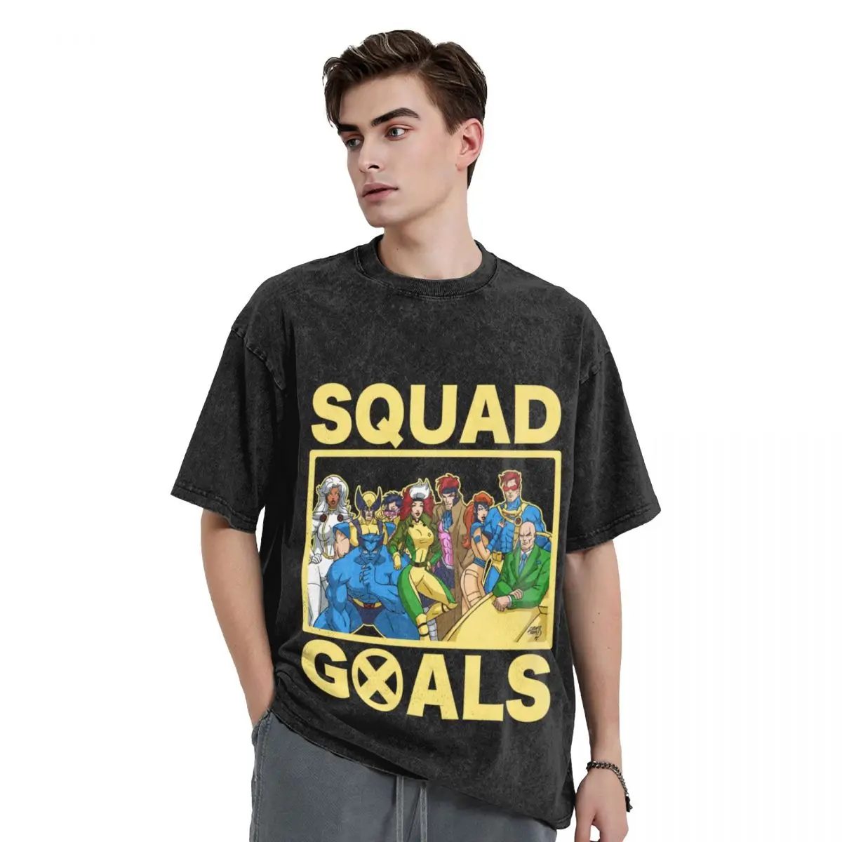 

X Squad Goals T-Shirt new edition oversizeds mens shirts graphic tee