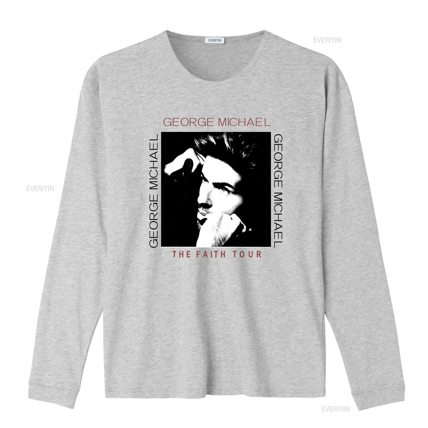 حار جورج مايكل تي شيرت تصميم جديد لطيف هالوين خمر غسلها الشارع الشهير لينة أعلى للارتداء اليومي قليلا للجنسين