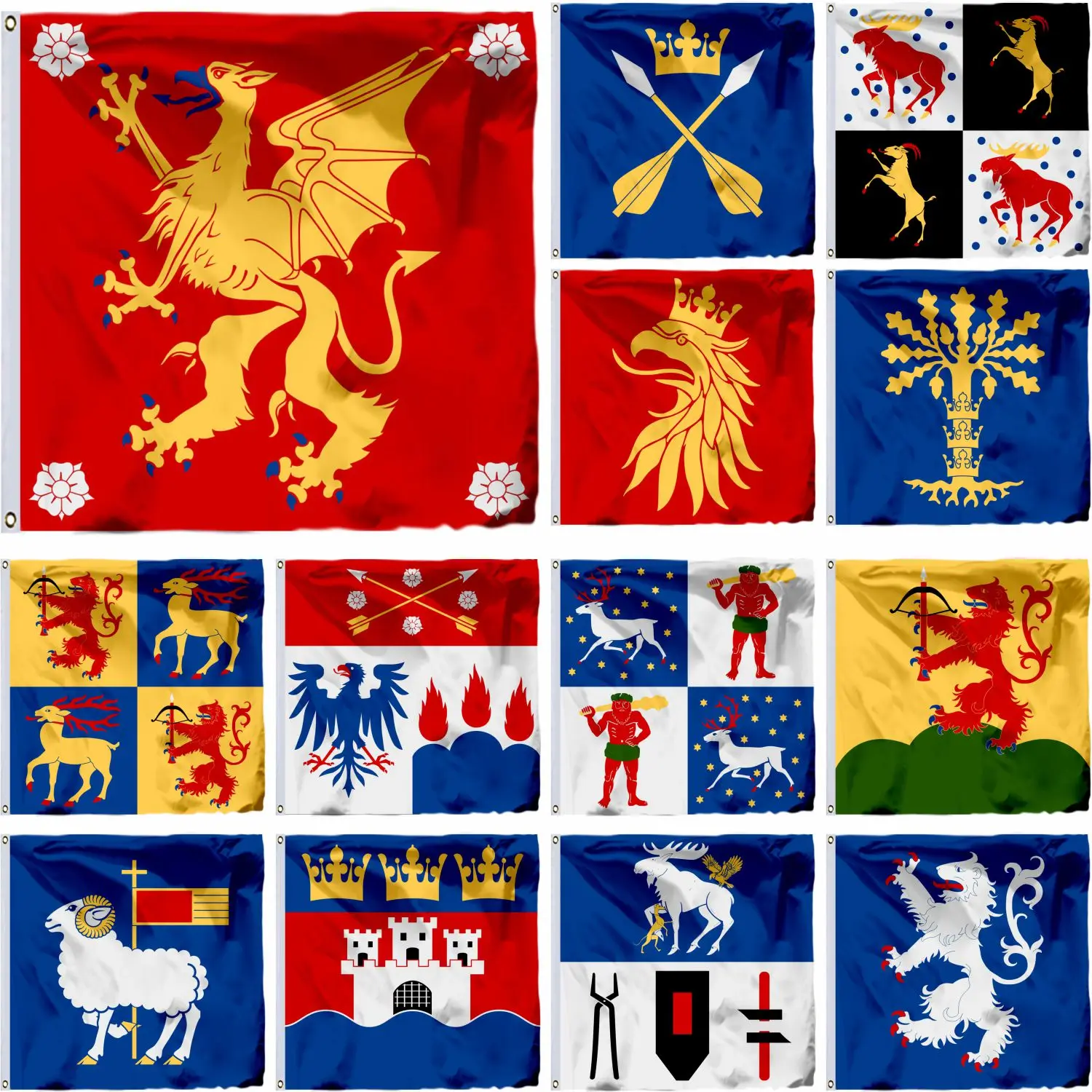 Sweden Östergötland County Flag Gotland and Gävleborg 21X21CM and 4x4FT Gävleborg of Jönköping Kalmar Banner Norrbotten Örebro