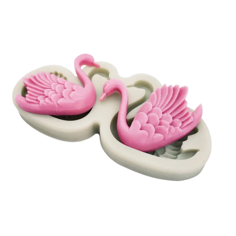 Swans Silicone Mold Sugarcraft Cupcake Baking Mold Fondant Cake Decorating Tools