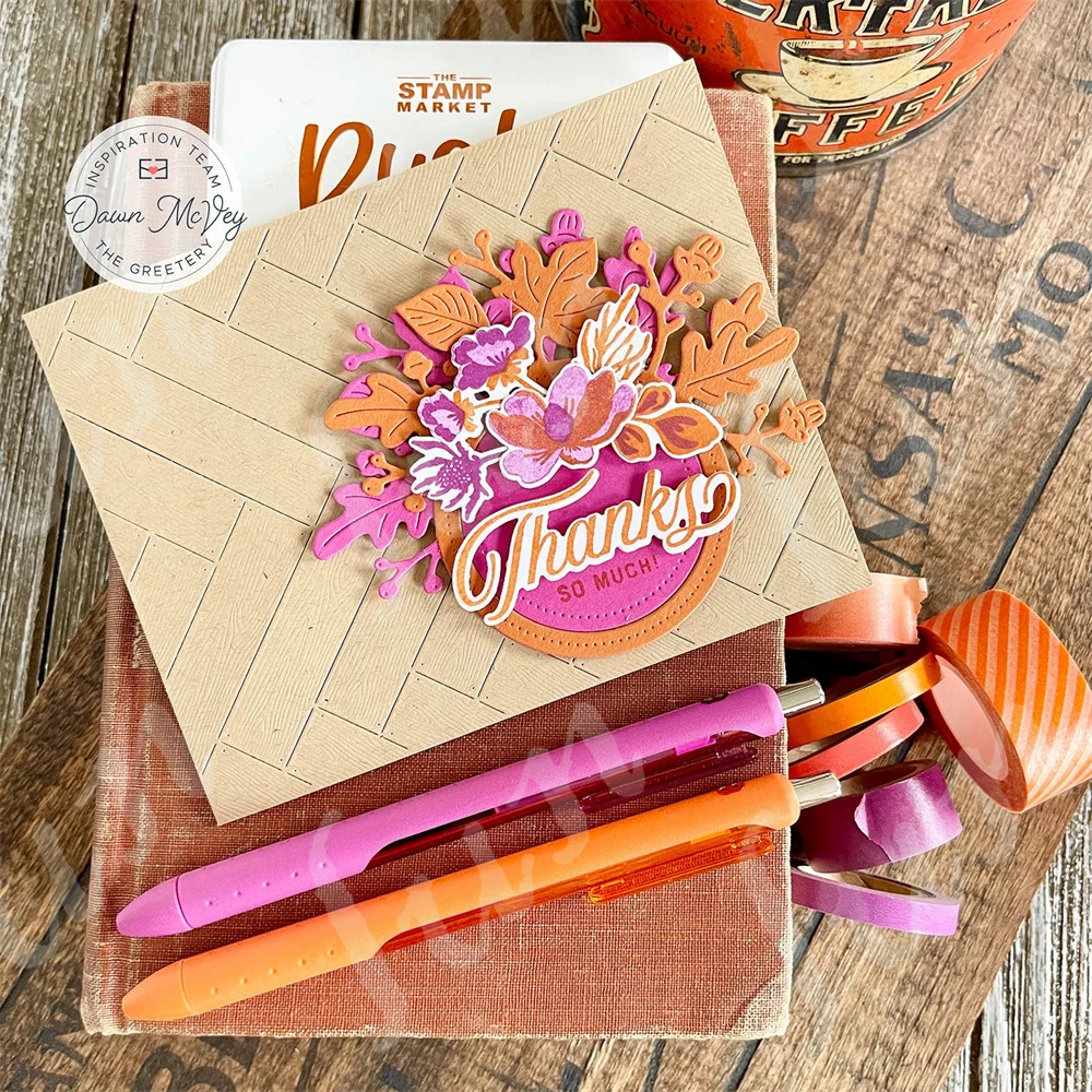 Metal Cutting Dies and Silicone Stamps Stencils Sets Autumn Fall Foodie Phrases Halloween Die DIY Scrapbooking Stamp Die Sheets