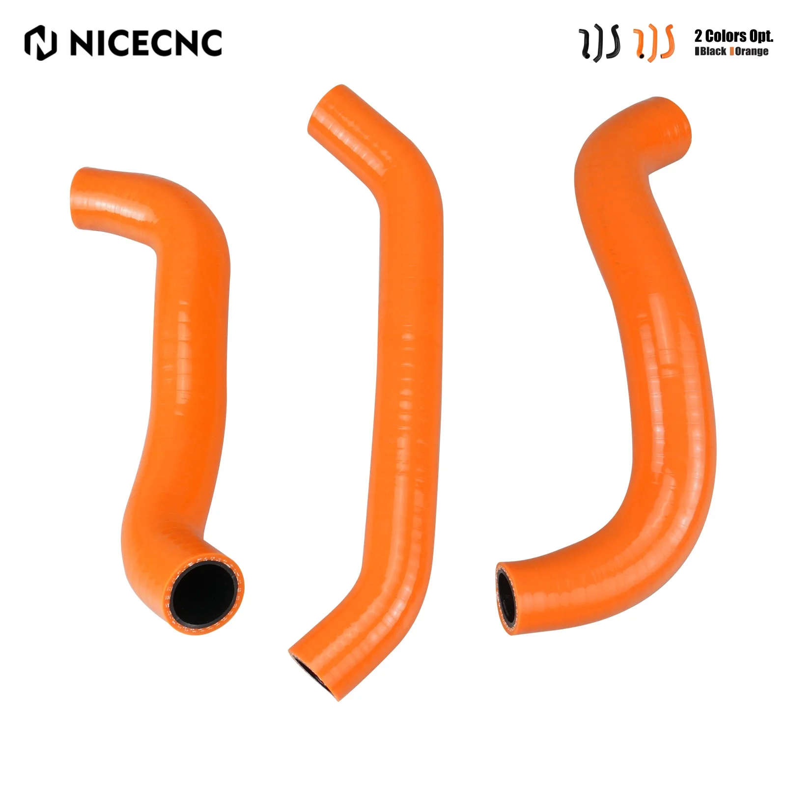

NICECNC For 2024 KTM SXF EXCF 350 250 Husqvarna FE350 S W FC 250 350 GasGas MC EC 250F 350F Silicone Radiator Coolant Hose Kit