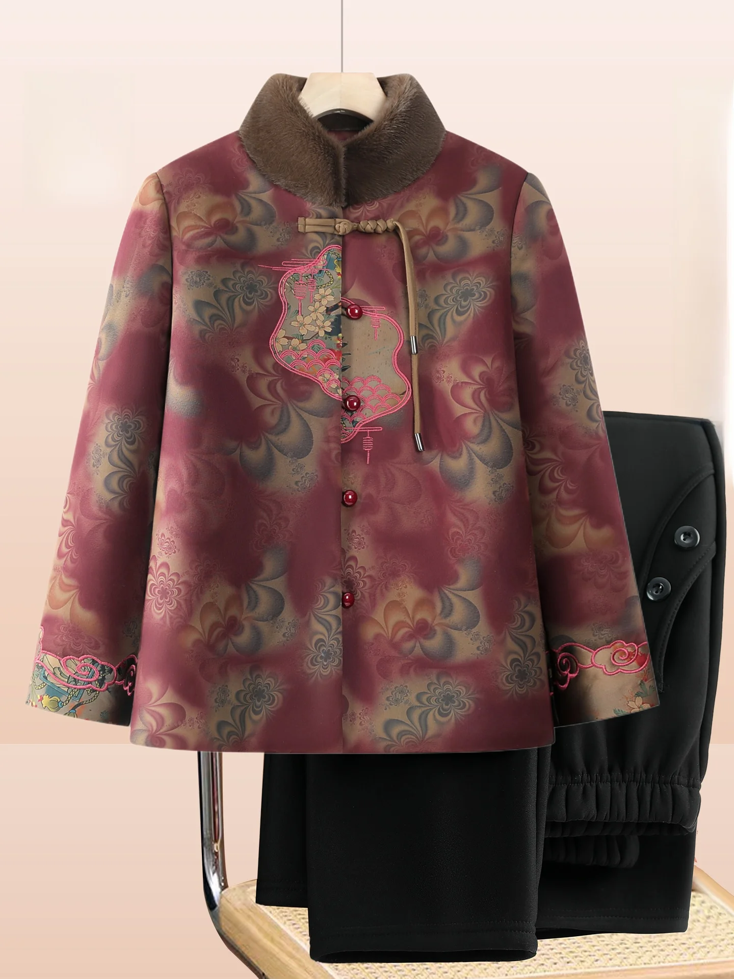 

Теплый модный пуховик из хлопка для женщин, зимняя одежда, длинные брюки, пальто на одной пуговице