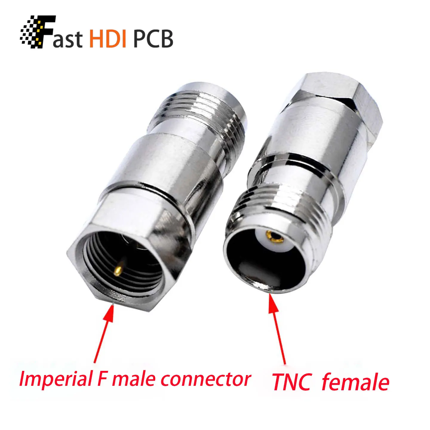 

TNC to F Adapter Female to Male TNC-k/F-J 50 Ohm RF Connector for Two Way Radio Antenna Ham Radio Test Equipment RF Connection