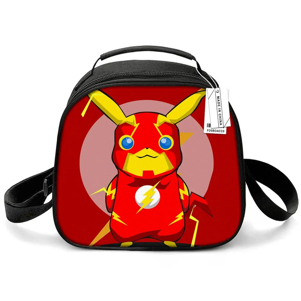 HOT Pikachu Lunch Bag Pokémon Children\'s Meal Bag Student Lunch Bag Waterproof and Oil-proof Office Worker Lunch Box Bag