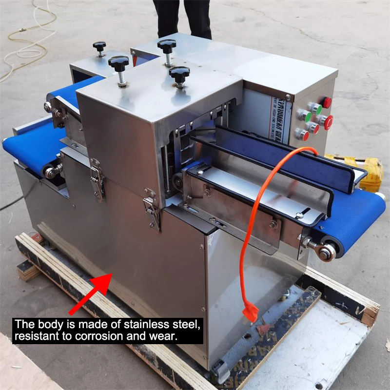 

Multi-functional Fresh Meat Dicing Machine Automatic Chicken Breast Beef Mutton Dicing Machine, Meat Strip Dividing Machine