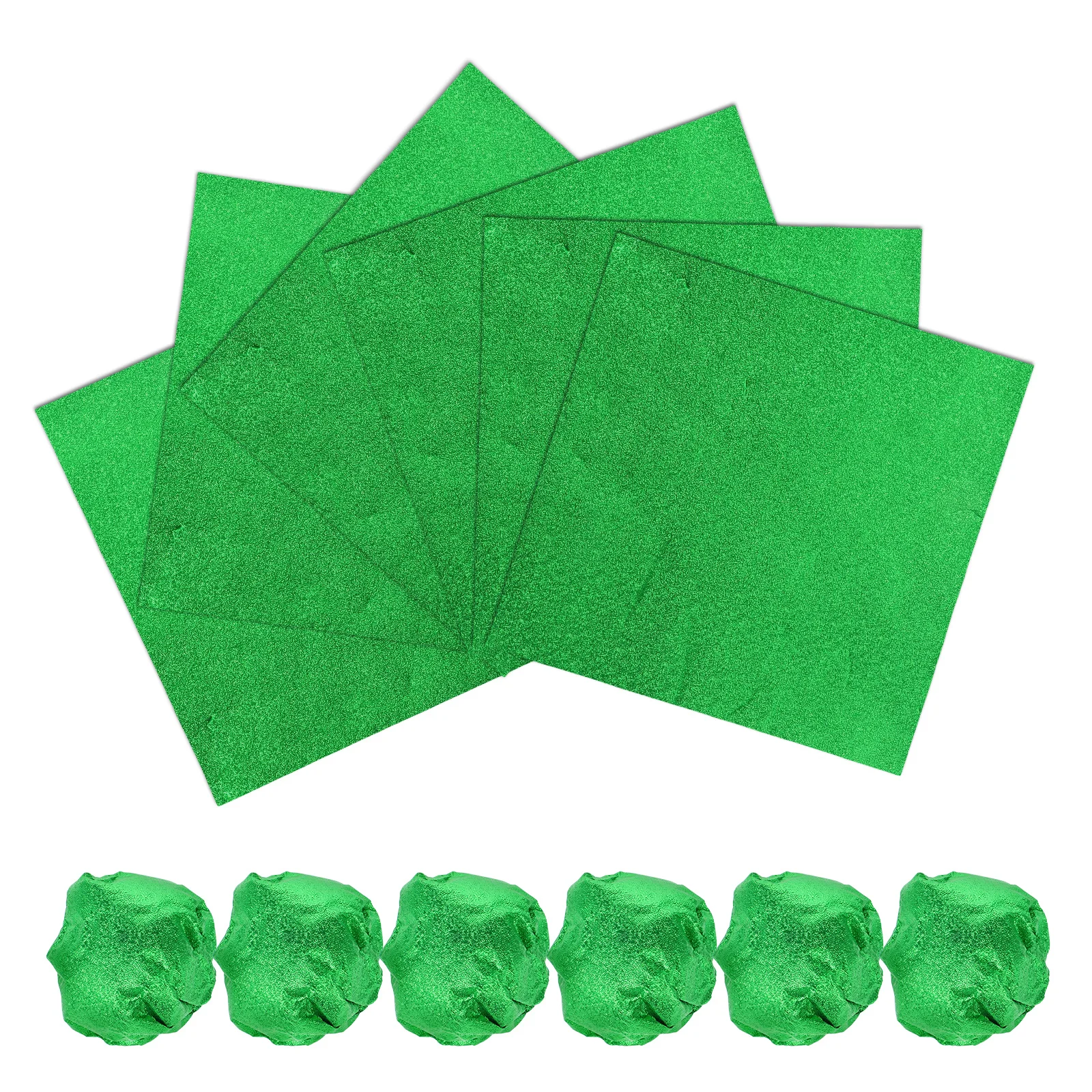 

100 Pcs Candy Wrappers Glossy Cover Paper Chocolate Balls Aluminum Foil Father