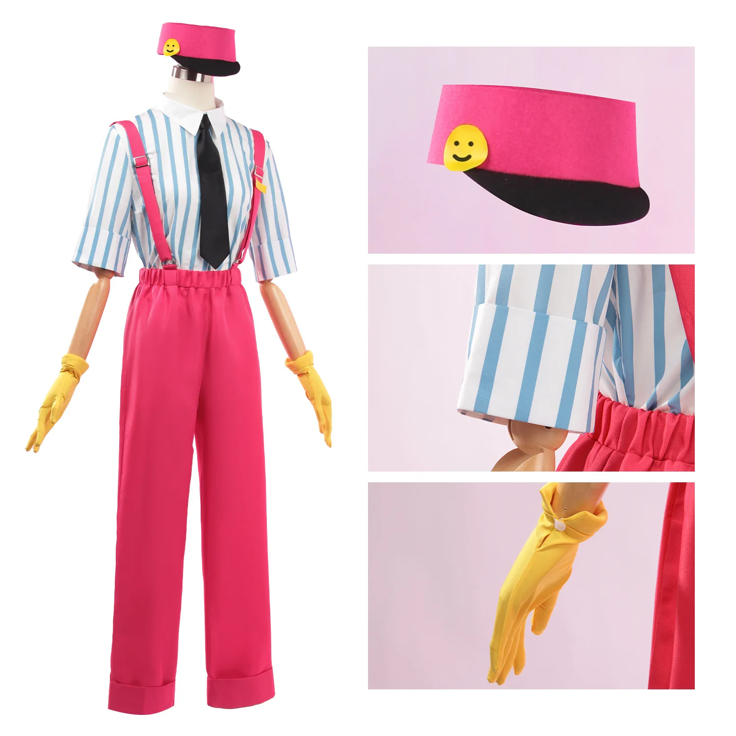 أزياء أنيمي ميكو Mesmerizer التأثيرية تيتو السروال القصير أنيمي لعب الأدوار زي حفلة الهالوين للنساء بذلة حمراء تيتو