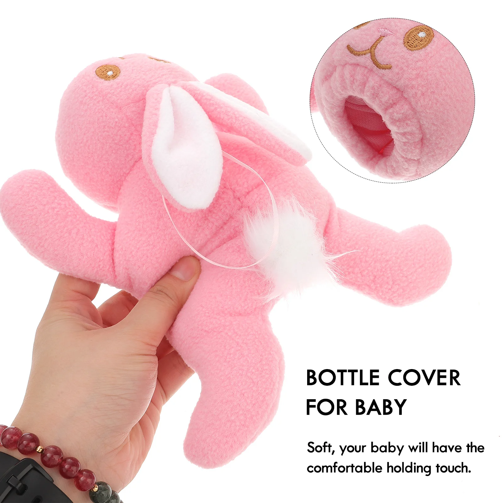 1 قطعة غطاء زجاجة الرضاعة المتين لزجاجة الحليب الناعمة حماية من السقوط للطفل المنزل في الهواء الطلق غطاء زجاجة الرضاعة #3