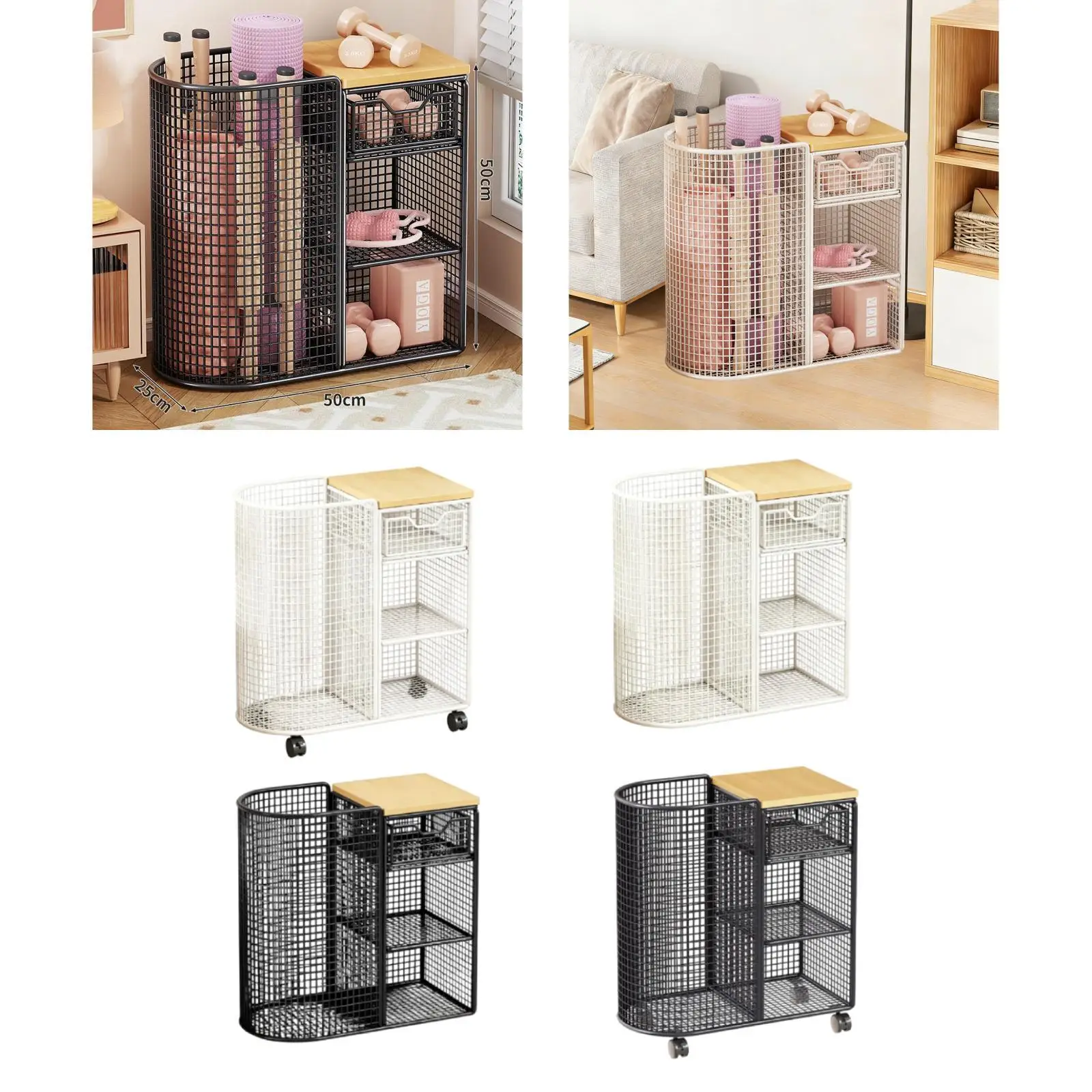 Sports Equipment Organizer Rack Space Saving Storage Rack for Yoga Blocks Home Gym Use Sports Equipment Organizer Rack Space Saving Storage Rack for Yoga Blocks Home Gym Use