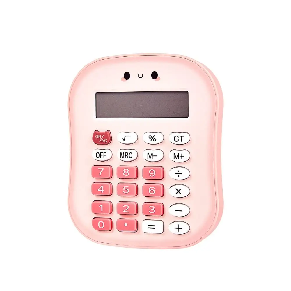 

Высококачественный пластиковый научный калькулятор, портативный легкий математический калькулятор, бесшумный, милый, школьные принадлежности, офис