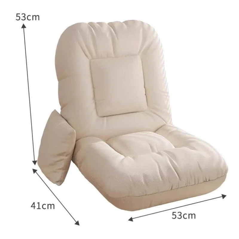 Lazy Sofa Recliner Kennel Single Backrest Chair Leisure Bedroom Tatami Folding Seat Bed Bay Window Balcony Living Room Sofas