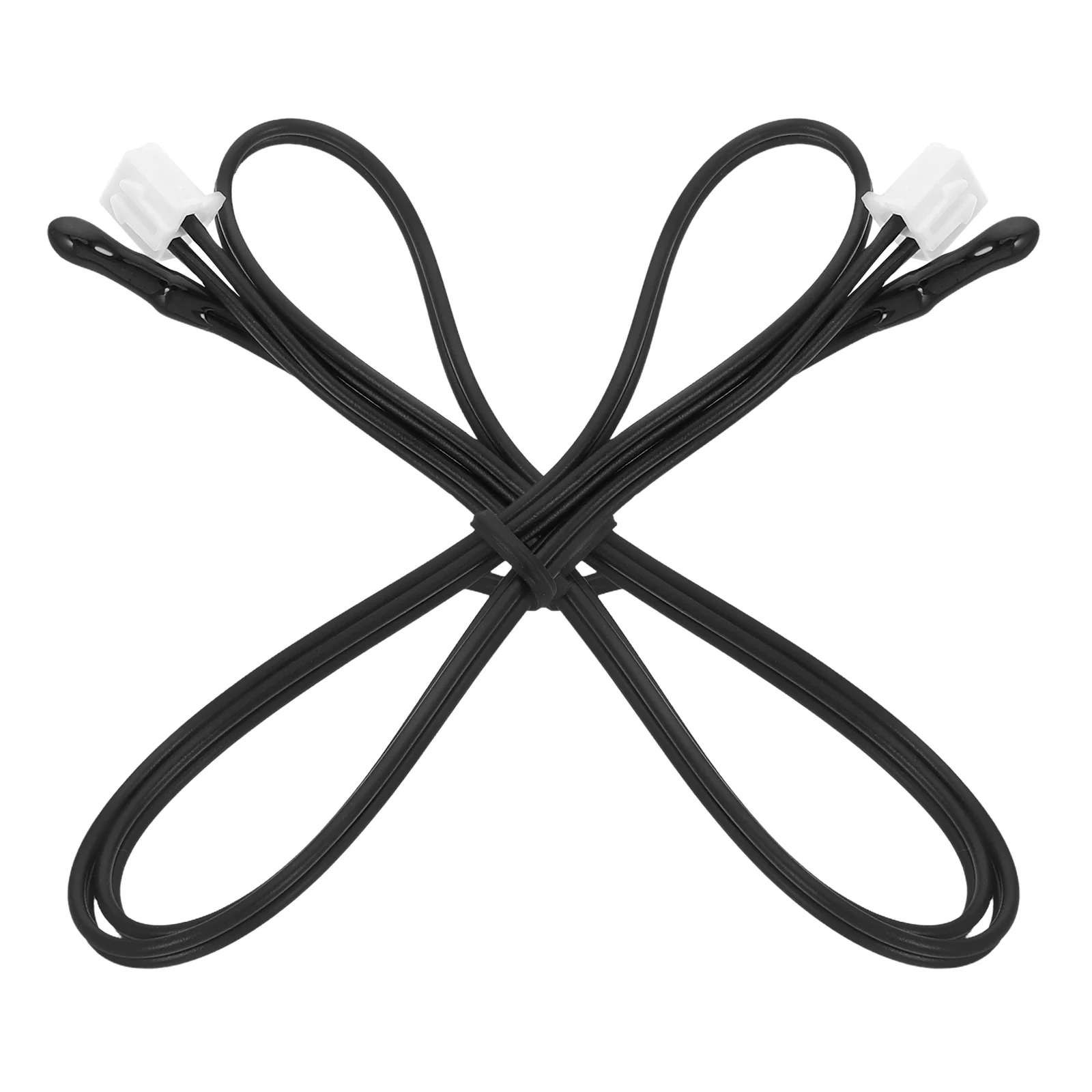 

2pcs Air Conditioner Temperature Sensor Universal Digital Thermostat Replacement Stainless Steel Probe Fast Response Hvac Repair