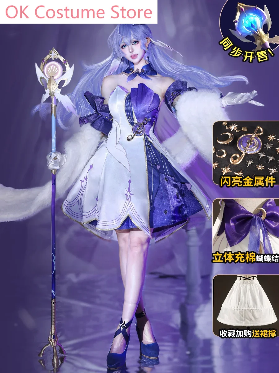 Honkai: Star Rail Robin Women Dress Cosplay Costume Cos Game Anime Party Uniform Hallowen Play Role Clothes Clothing