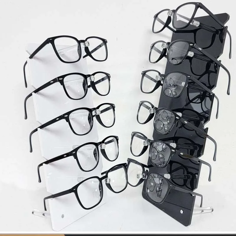 

2/3/4/5/6/ layers Acrylic Eyeglasses Display Stand Sunglasses Rack Holder Thickening Glasses 5cm Shelf Holder Counter Organizer