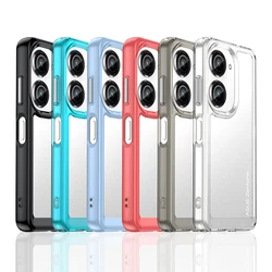 For Asus Zenfone 10 Case For Asus Zenfone 10 Cover Coque Funda Hard Translucent Soft Frame Shockproof Clear Case Asus Zenfone 10