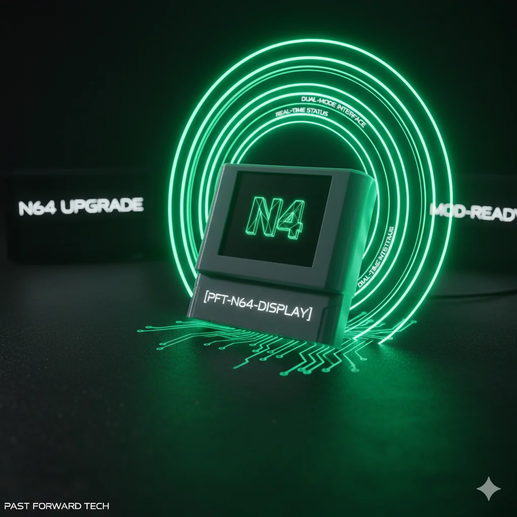 

Флеш-карта N64 со встроенным LCD-дисплеем – интерфейс с двумя режимами работы (Plug-and-Play или внутренний модуль) – издание Elite