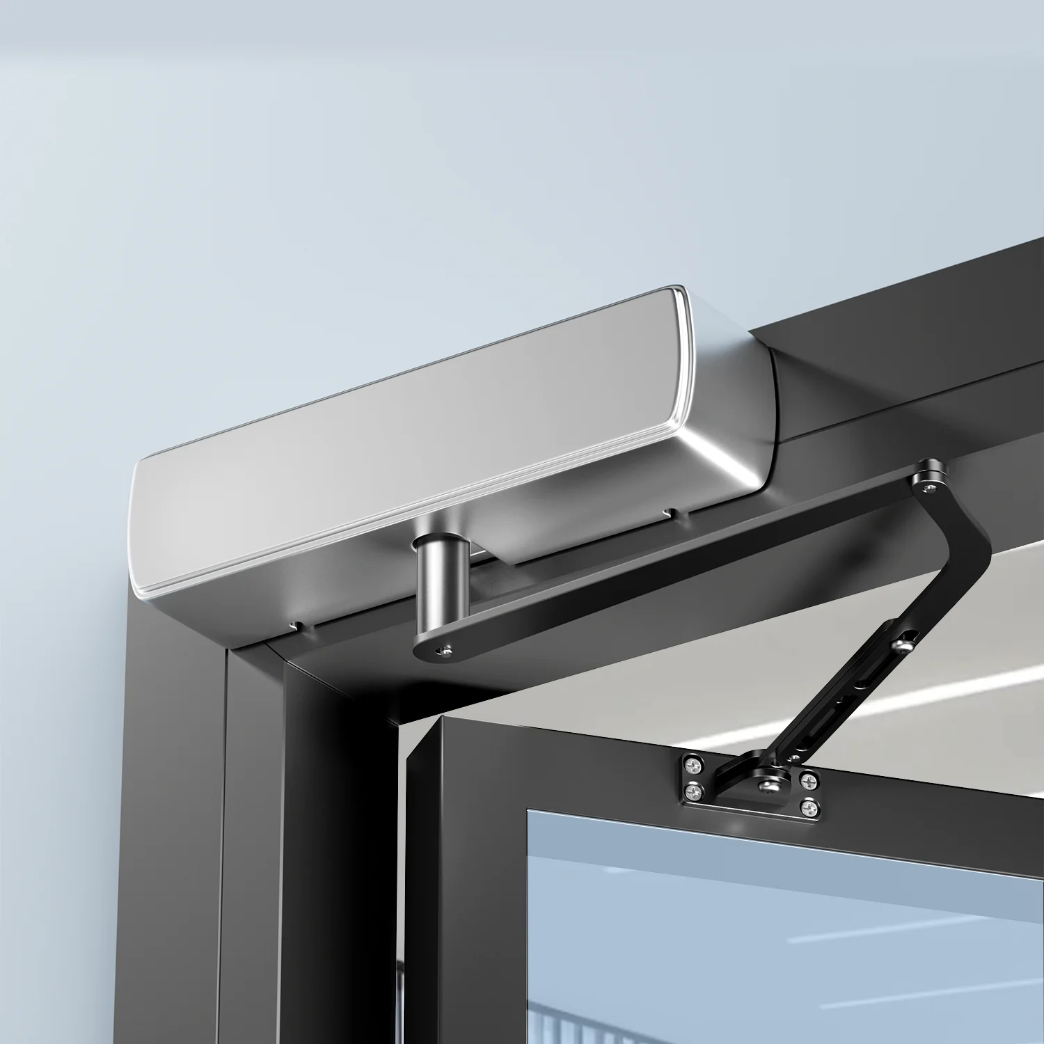 Heavy-duty electric door closer Automatic sensor door opener Waterproof swing door unit Motor access control system Full set