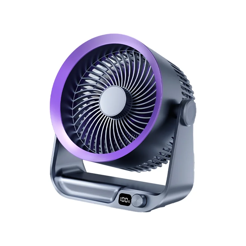 휴대용 데스크탑 팬 데스크탑 팬 4000Mah 배터리 충전식 100 속도 조절 가능 180 °   가정 및 사무실 B