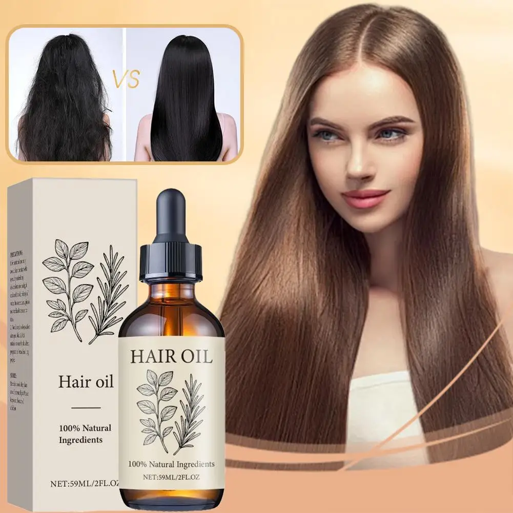 Olio di rosmarino Olio Rafforza le radici dei capelli Prodotti anti-perdita di capelli per uomo Donna Addensare Oli Trattamento del cuoio capelluto Cura dei capelli R8G1