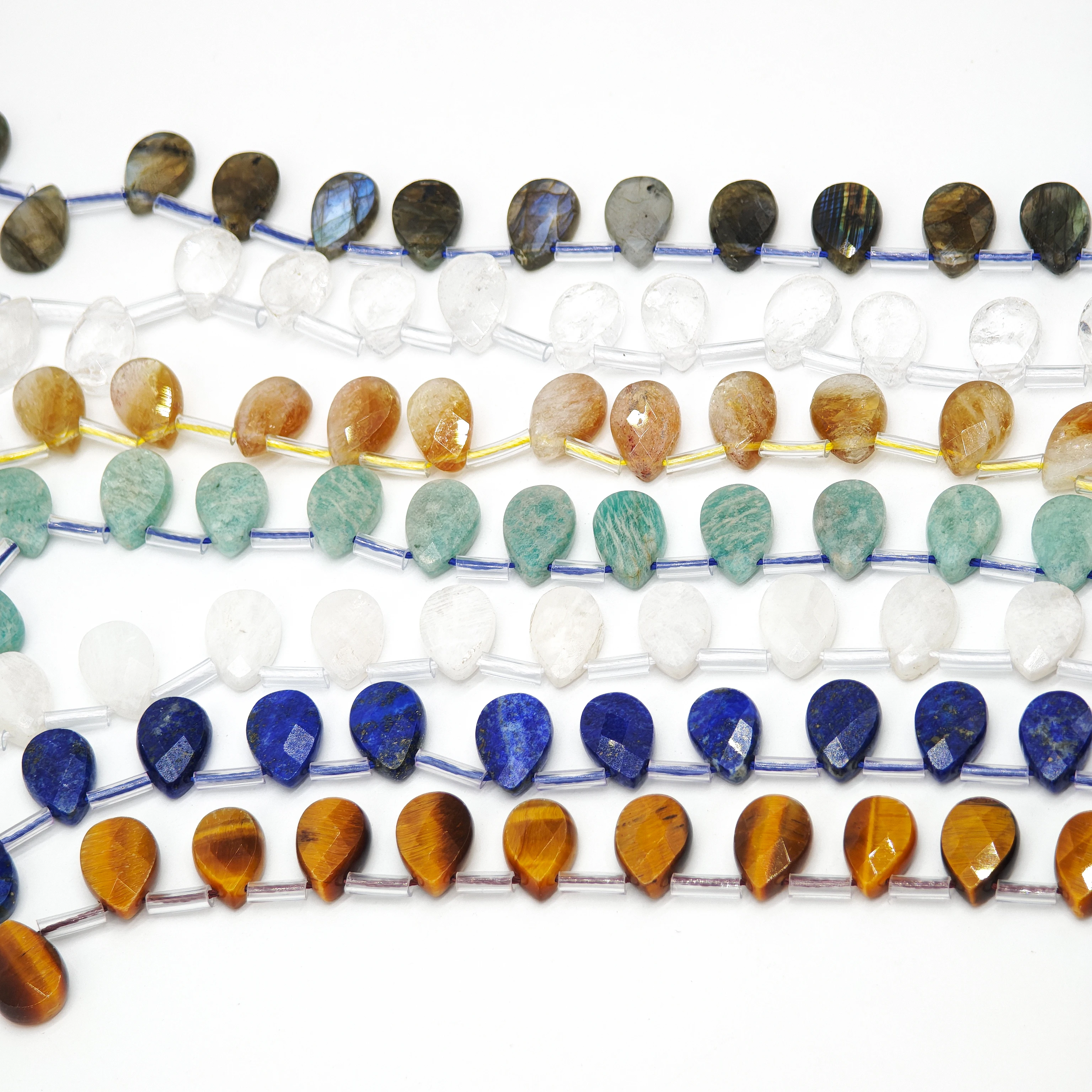 irregular natural yellow tiger's eye stone strawberry quartz healing stones accessories for DIY jewelry earrings