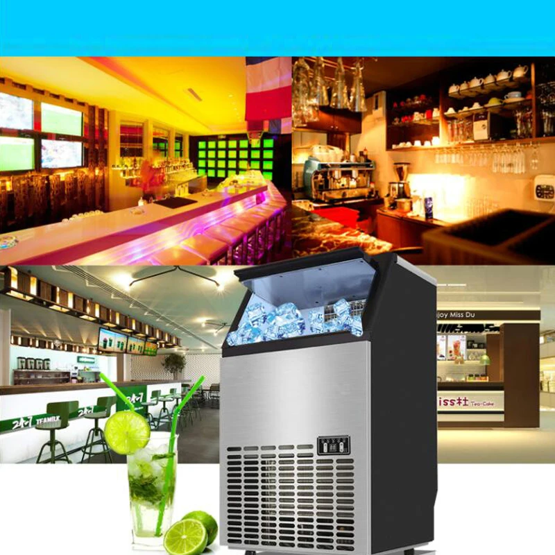 

Ce Certification Of Commercial Ice Making Equipment Automatic Control System Air-Cooled Ice Cube Machine