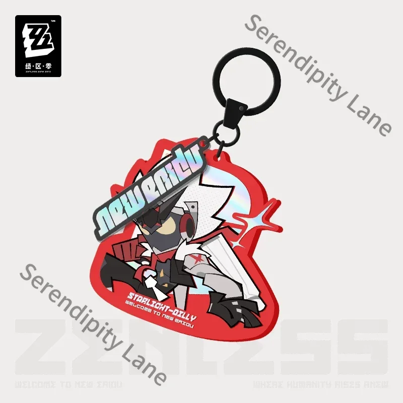 Zenless Zone Zero Q Version Personage Series Cartoon Keychain Schoolbag Pendant Complimentary Friend Acrylic  Gift Cute
